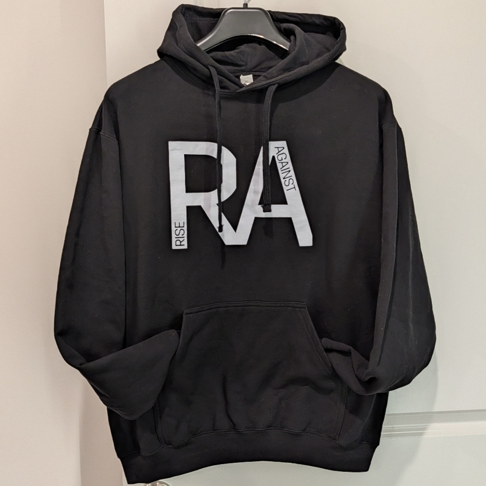 🎉 SALE 🎉 NWOT Rise Against Unisex Black Tour Hoodie - Picture 5 of 5